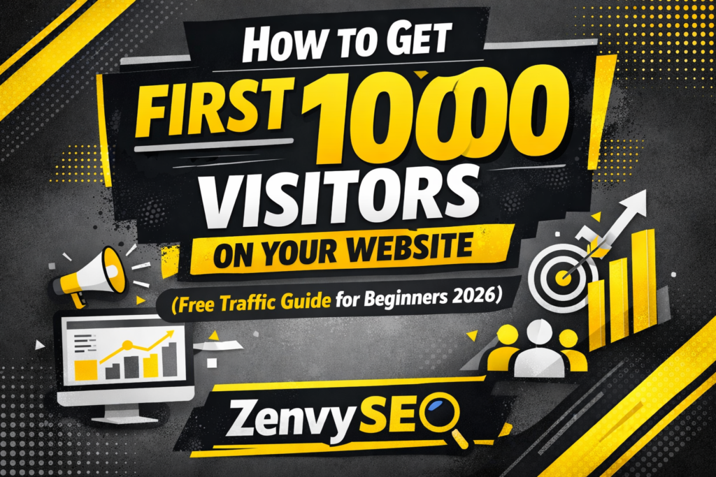 how to get first 1000 visitors on website