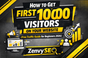 how to get first 1000 visitors on website