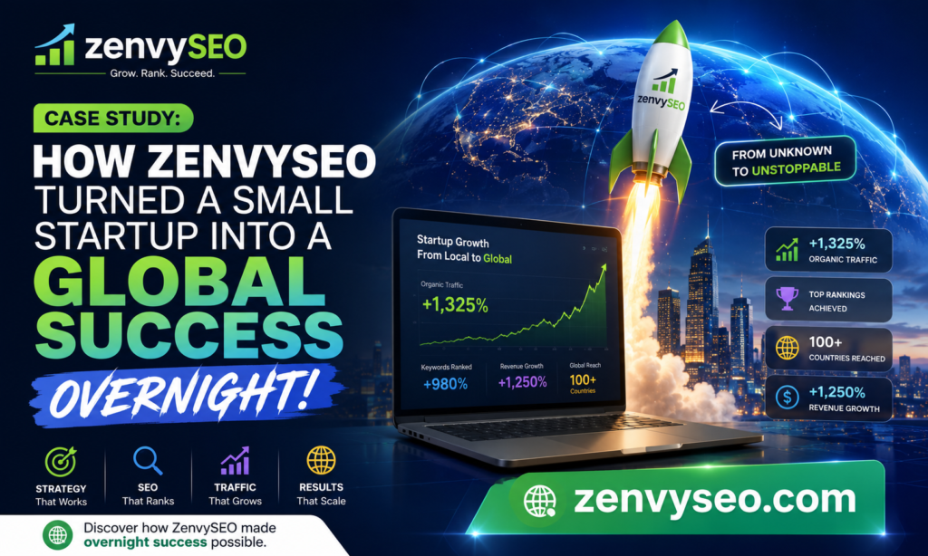 Small Startup into a Global Success Small Startup into a Global Success