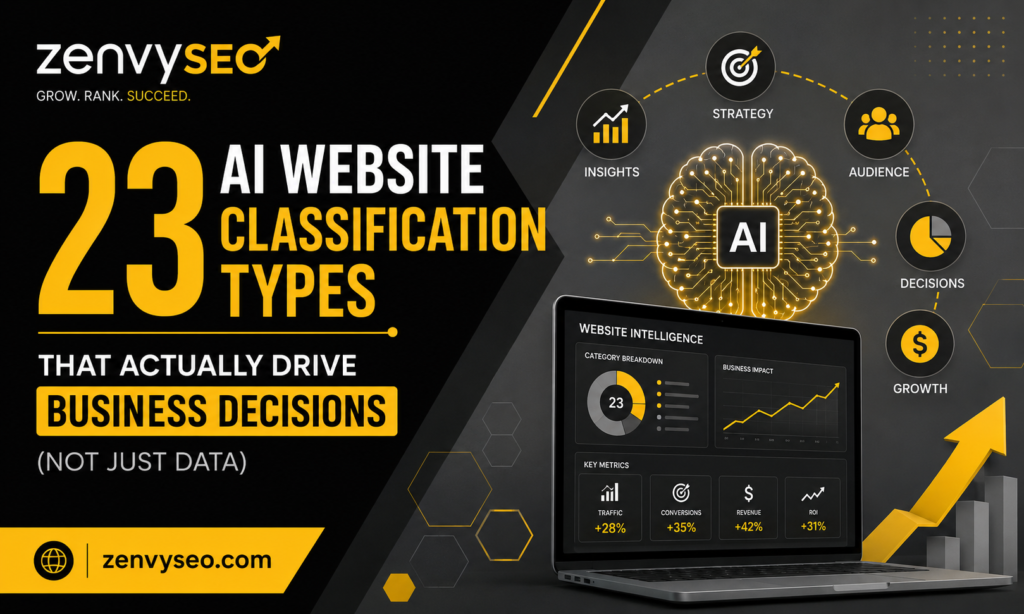 AI Website Classification Types