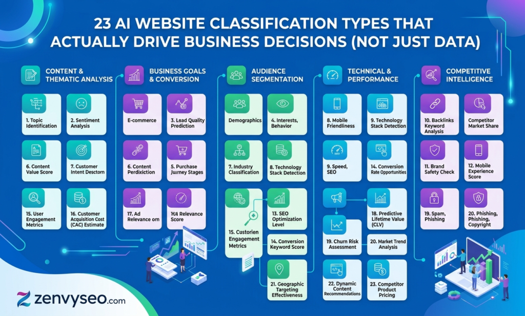AI Website Classification Types